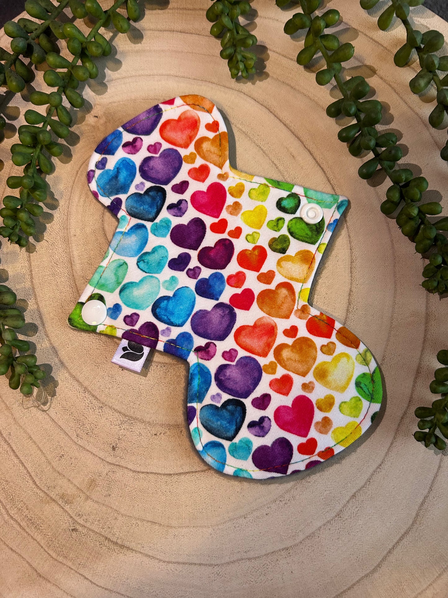 8" Sundown - Regular - Rainbow Hearts