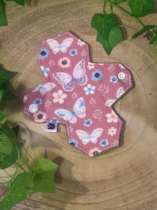 7" Sapphire - Light - Pink Butterflies