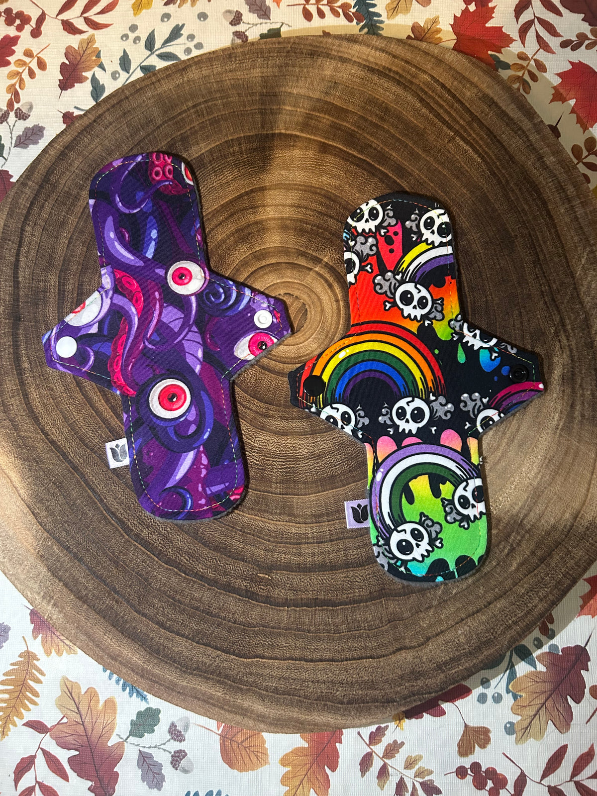 9” Round - Regular - Purple Tentacles