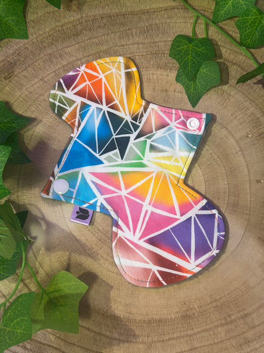 8" Sundown - Light - Rainbow Geo