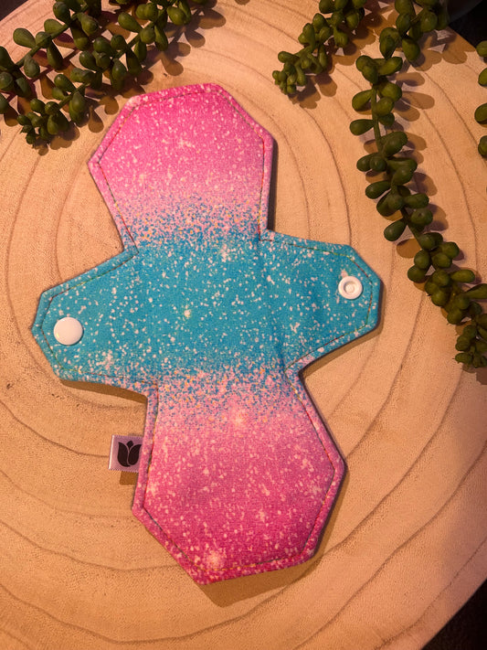 9" Sapphire - Regular - Rainbow Glitter