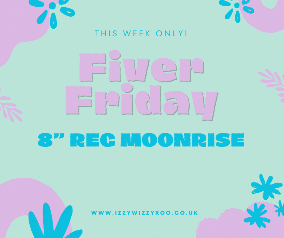 Fiver Friday | 8” Regular Moonrise Cloth Pad - Reusable Sanitary Pad (Surprise Print)
