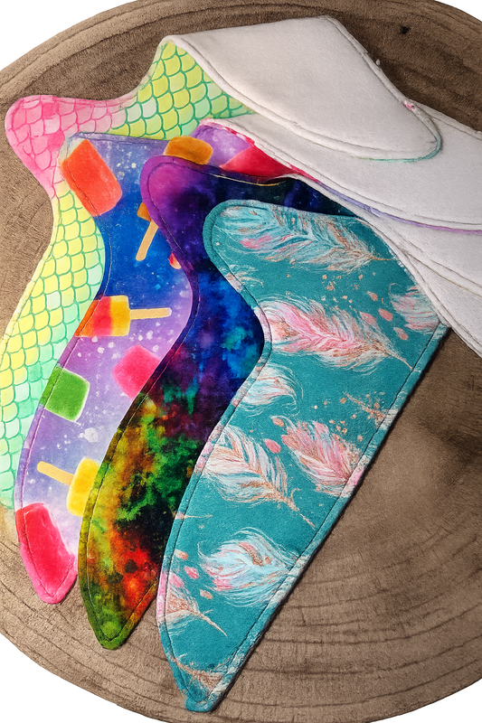 Reusable Under Bust Sweat Catcher - Rainbow Scales
